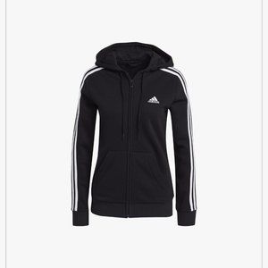 Adidas Black Full-Zip  Hoodie